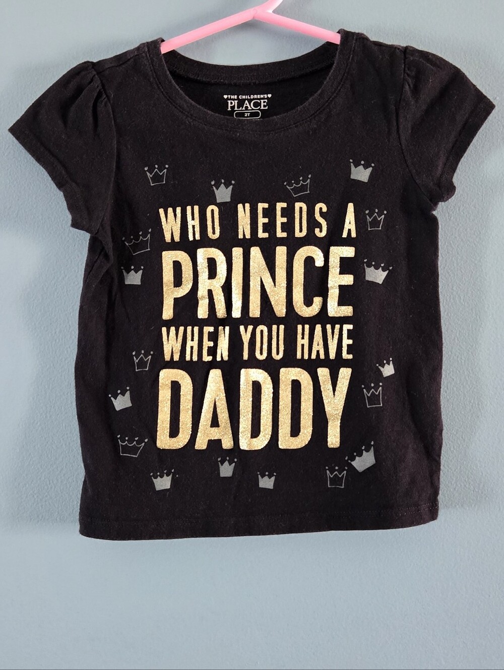 Toddler Girls "I Love Daddy" T-shirt 2T